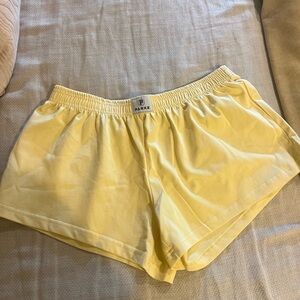 PARKE Yellow Cotton Boxer Shorts